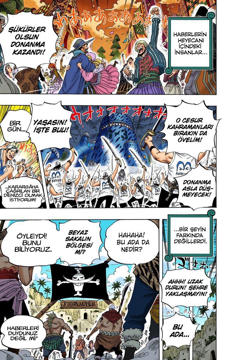 One Piece [Renkli] mangasının 0581 bölümünün 8. sayfasını okuyorsunuz.