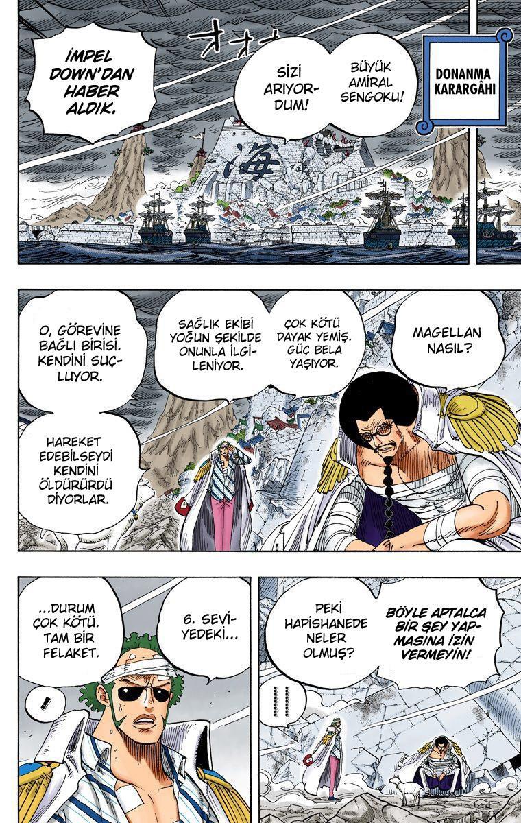 One Piece [Renkli] mangasının 0581 bölümünün 15. sayfasını okuyorsunuz.