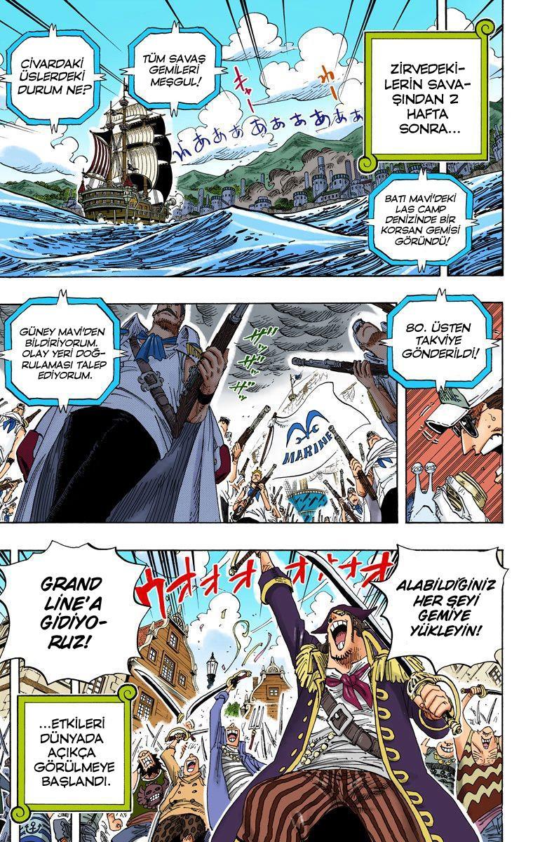 One Piece [Renkli] mangasının 0582 bölümünün 3. sayfasını okuyorsunuz.