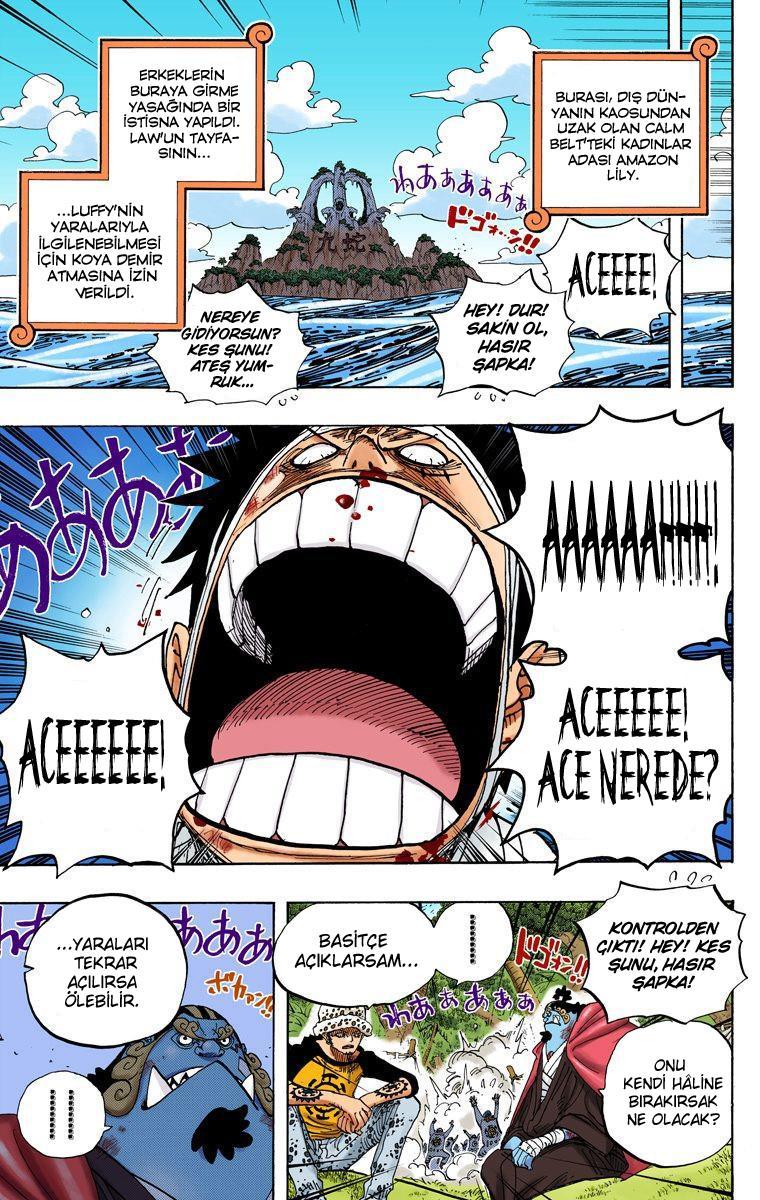 One Piece [Renkli] mangasının 0582 bölümünün 5. sayfasını okuyorsunuz.