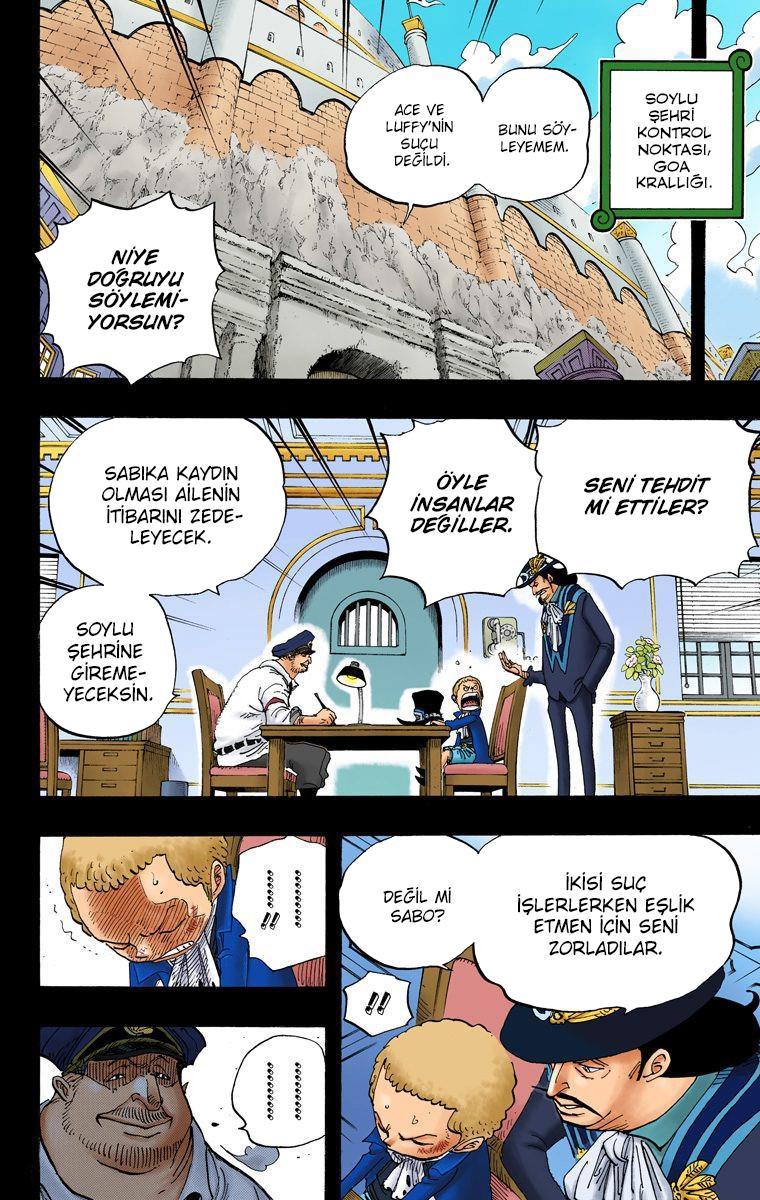 One Piece [Renkli] mangasının 0586 bölümünün 5. sayfasını okuyorsunuz.