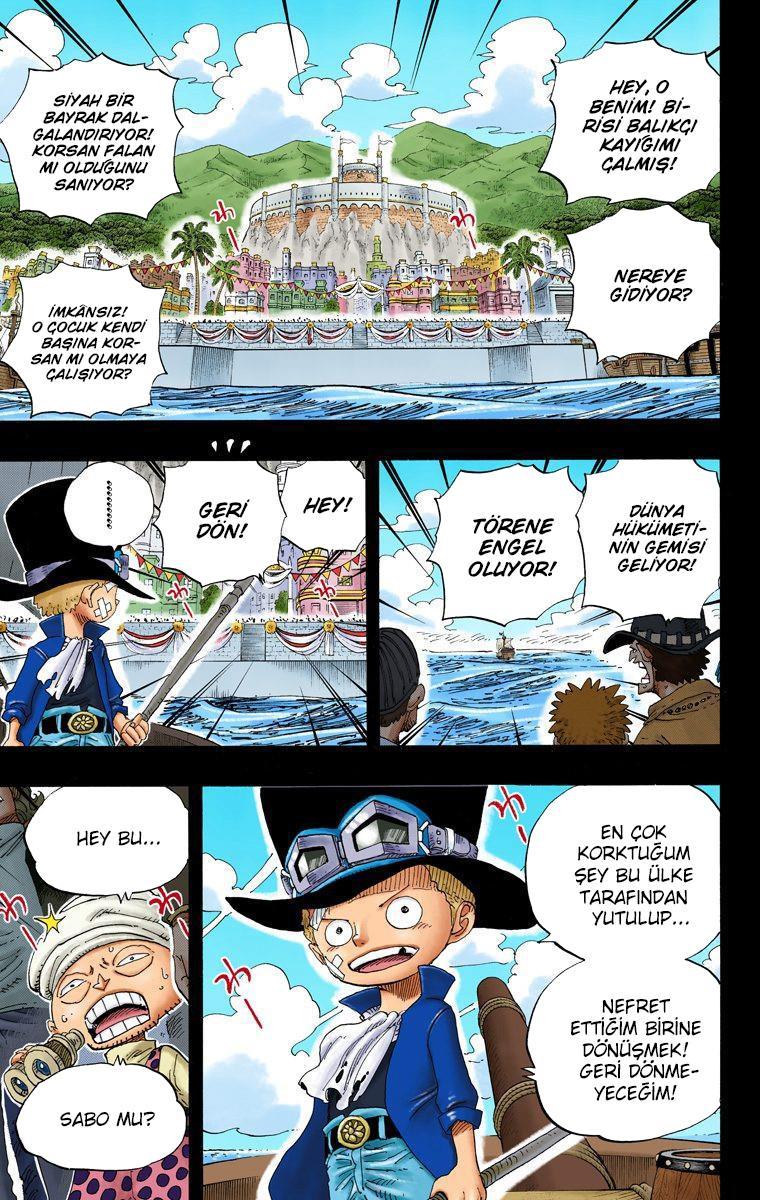 One Piece [Renkli] mangasının 0588 bölümünün 3. sayfasını okuyorsunuz.