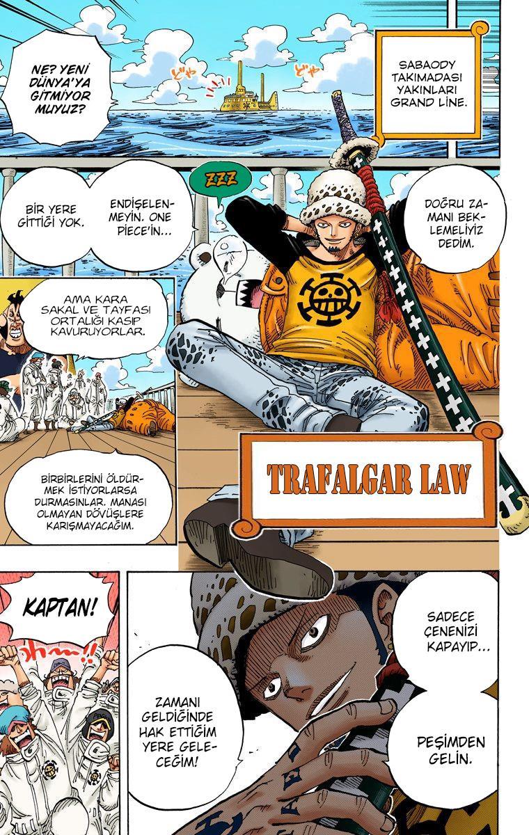 One Piece [Renkli] mangasının 0595 bölümünün 3. sayfasını okuyorsunuz.