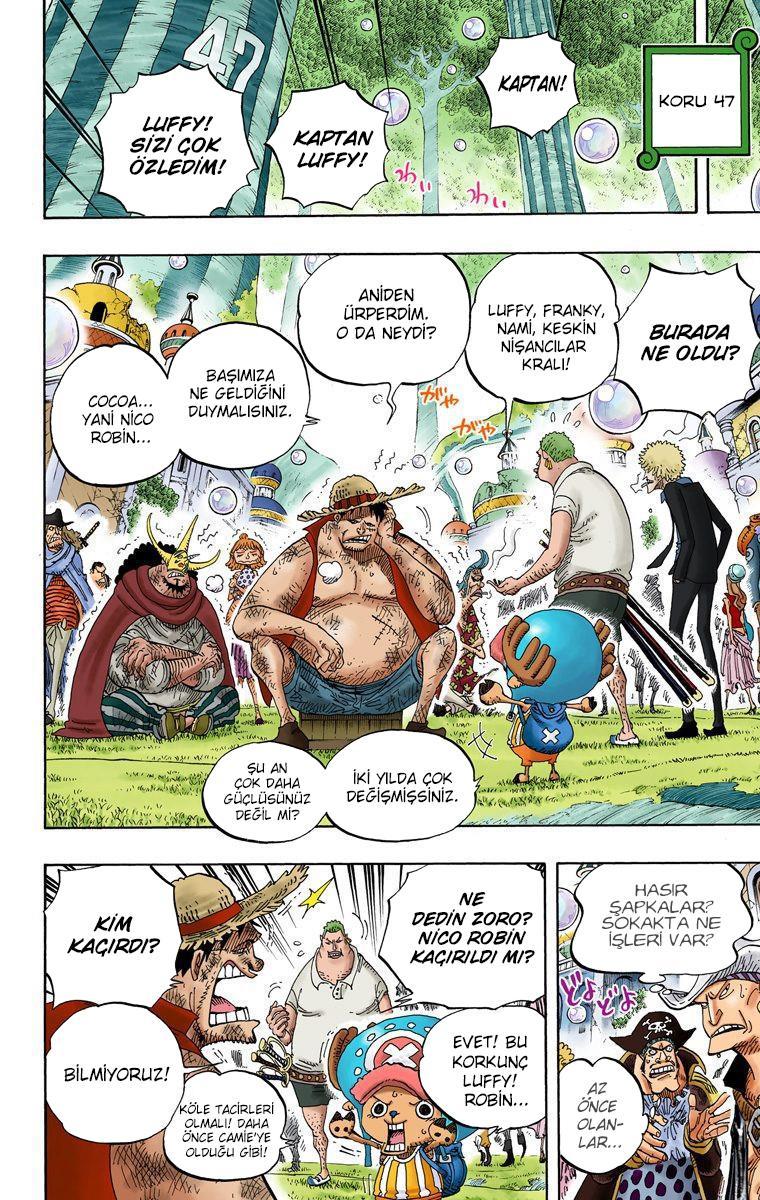 One Piece [Renkli] mangasının 0599 bölümünün 12. sayfasını okuyorsunuz.