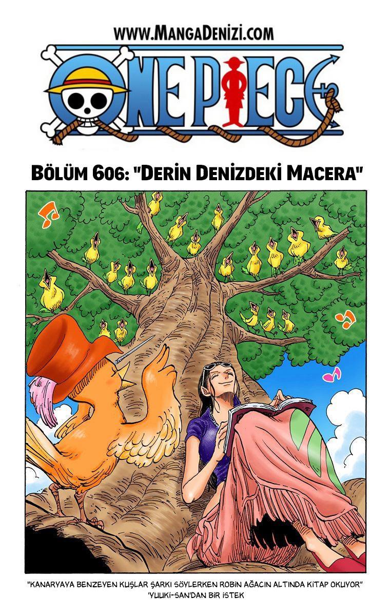 One Piece [Renkli] mangasının 0606 bölümünün 2. sayfasını okuyorsunuz.