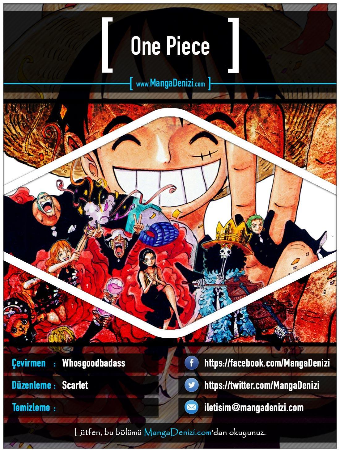 One Piece [Renkli] mangasının 0608 bölümünün 1. sayfasını okuyorsunuz.