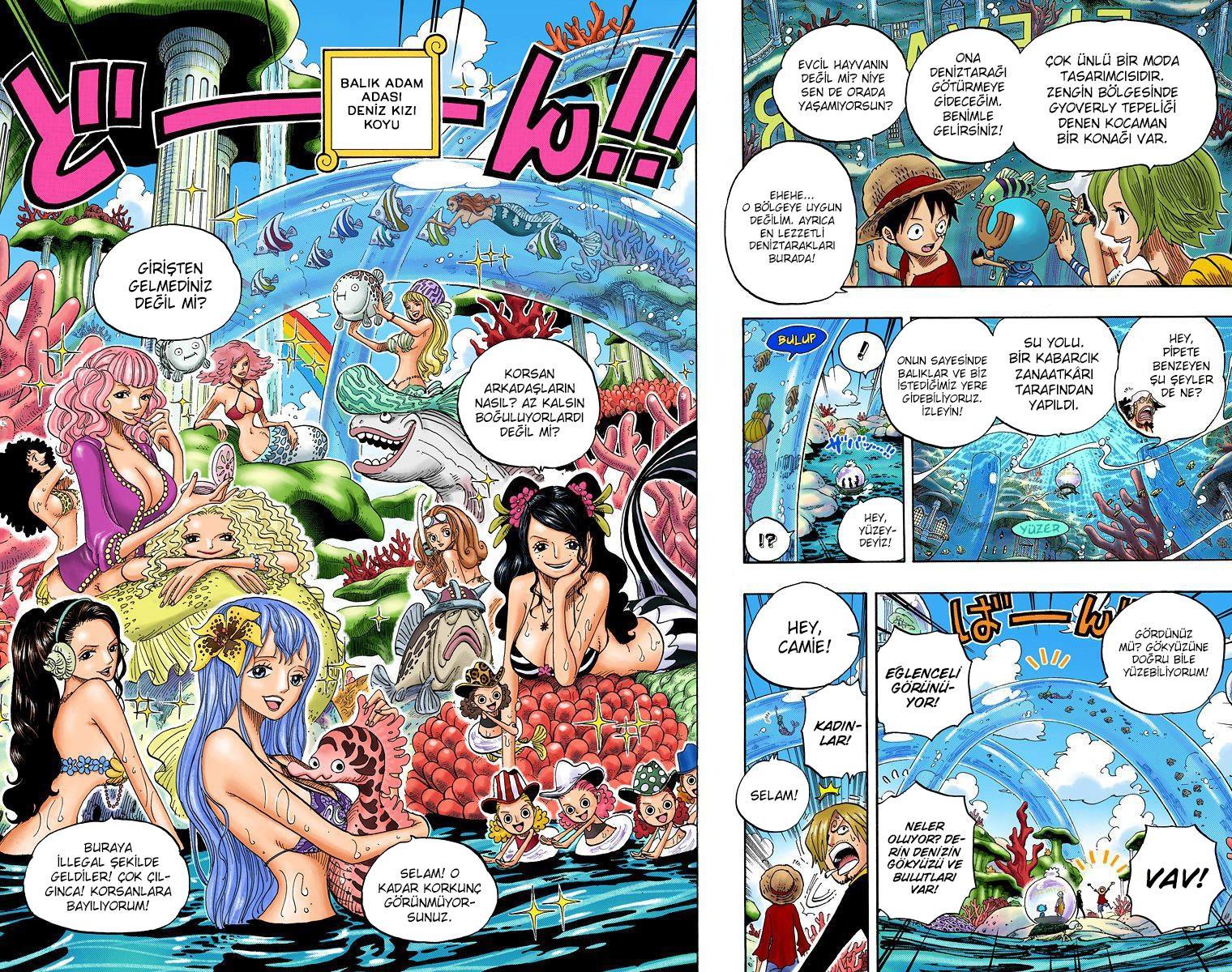 One Piece [Renkli] mangasının 0608 bölümünün 15. sayfasını okuyorsunuz.