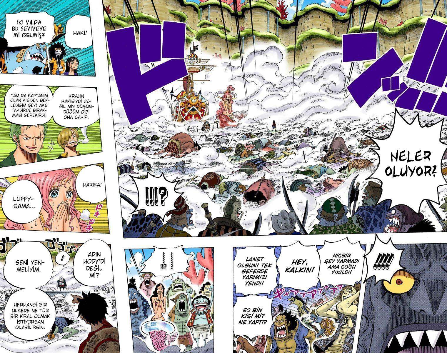 One Piece [Renkli] mangasının 0634 bölümünün 14. sayfasını okuyorsunuz.