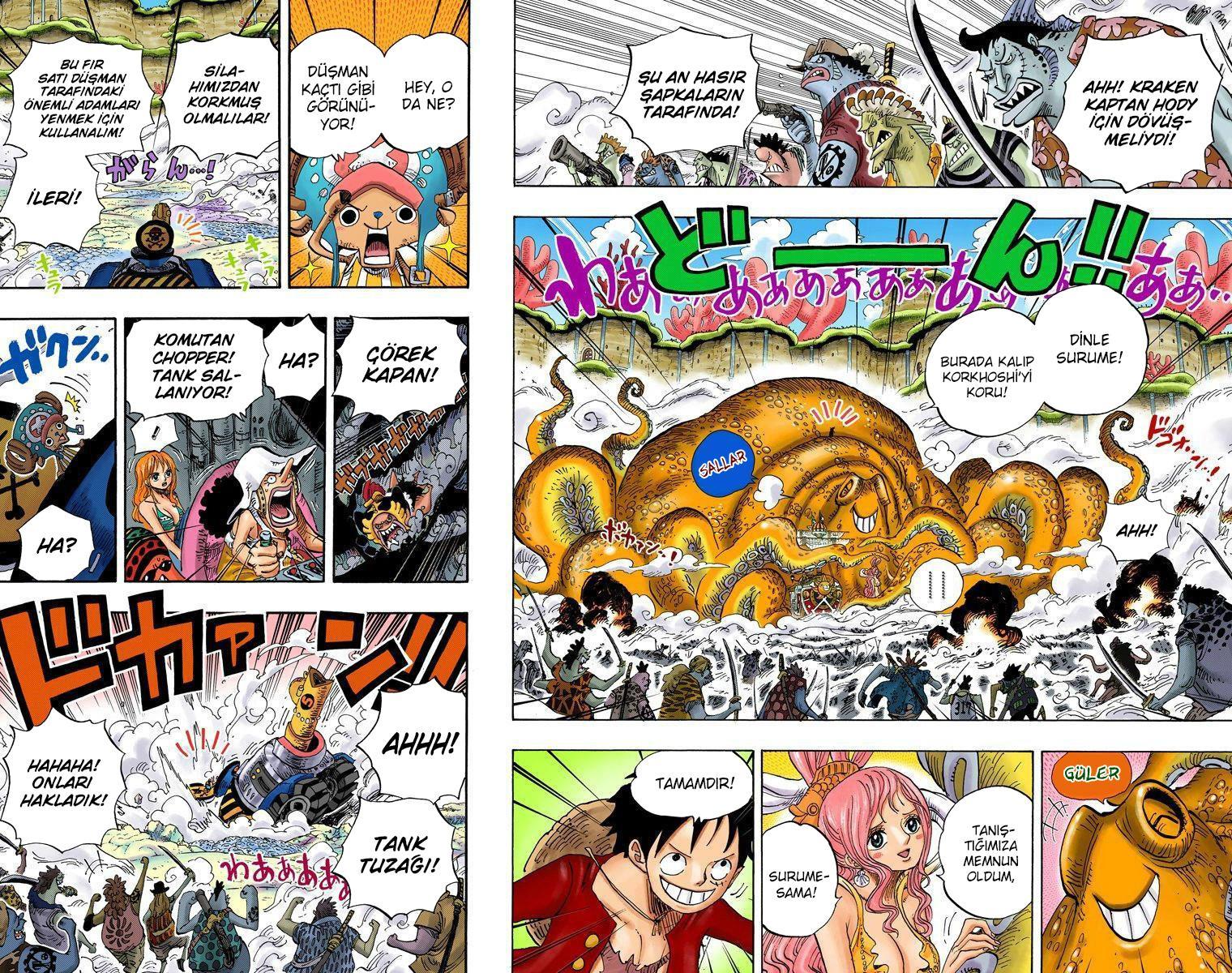 One Piece [Renkli] mangasının 0636 bölümünün 3. sayfasını okuyorsunuz.