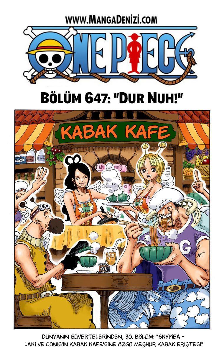 One Piece [Renkli] mangasının 0647 bölümünün 2. sayfasını okuyorsunuz.
