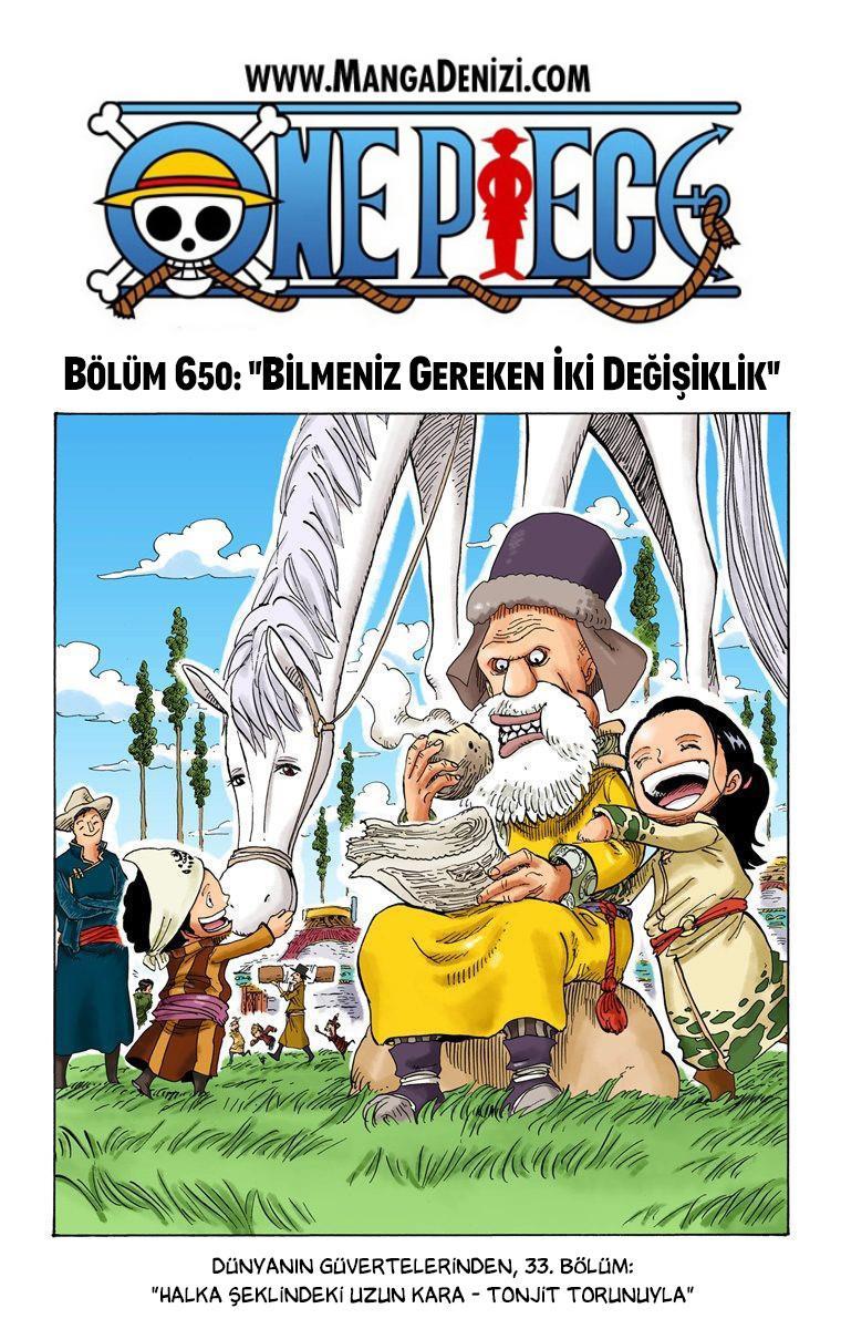 One Piece [Renkli] mangasının 0650 bölümünün 2. sayfasını okuyorsunuz.