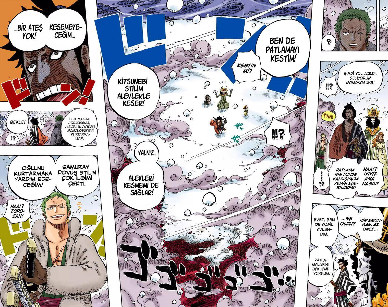 One Piece [Renkli] mangasının 672 bölümünün 19. sayfasını okuyorsunuz.