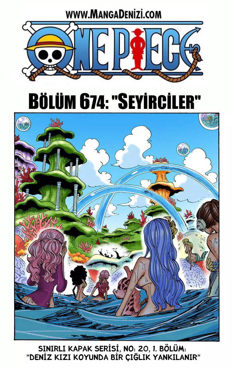 One Piece [Renkli] mangasının 674 bölümünün 2. sayfasını okuyorsunuz.