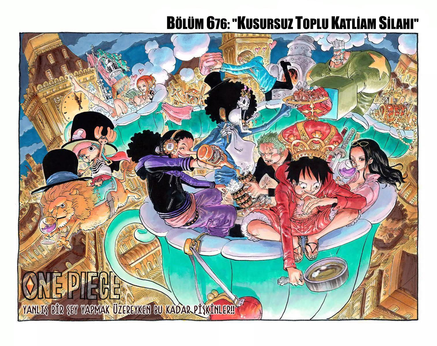 One Piece [Renkli] mangasının 676 bölümünün 2. sayfasını okuyorsunuz.