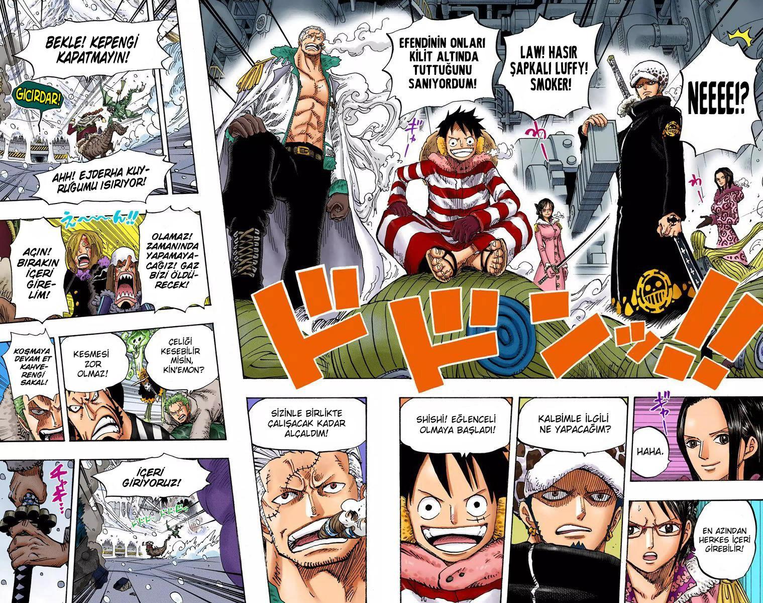 One Piece [Renkli] mangasının 677 bölümünün 16. sayfasını okuyorsunuz.