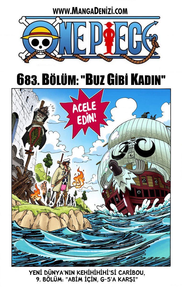 One Piece [Renkli] mangasının 683 bölümünün 2. sayfasını okuyorsunuz.