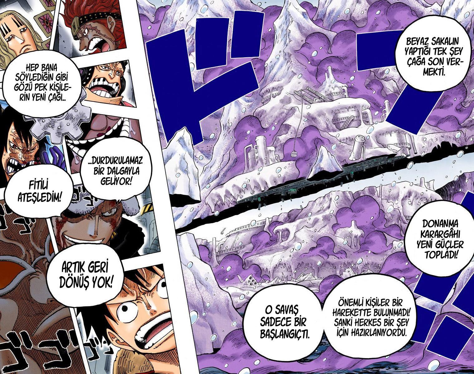 One Piece [Renkli] mangasının 690 bölümünün 18. sayfasını okuyorsunuz.