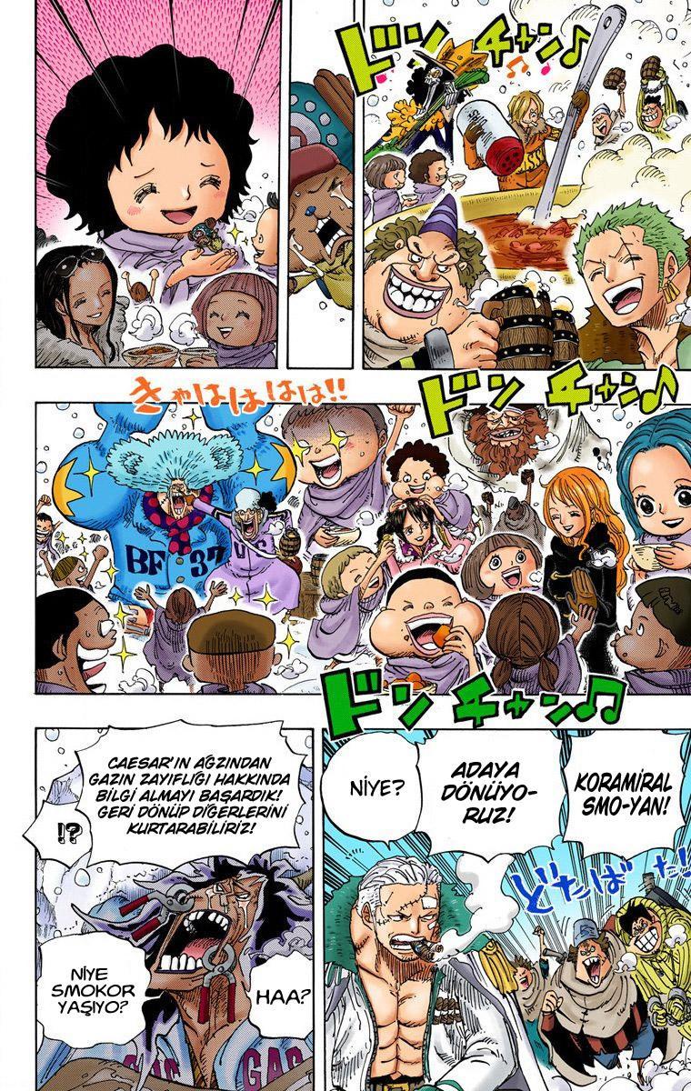 One Piece [Renkli] mangasının 696 bölümünün 18. sayfasını okuyorsunuz.