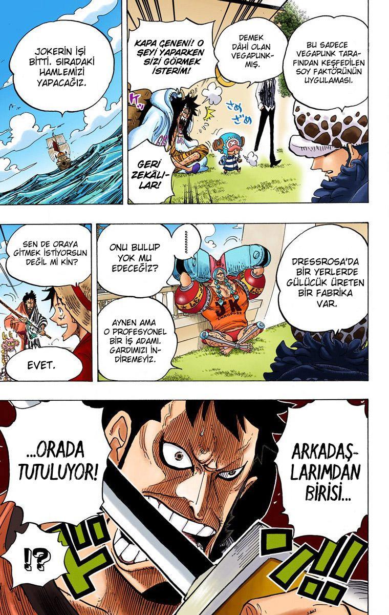 One Piece [Renkli] mangasının 698 bölümünün 18. sayfasını okuyorsunuz.