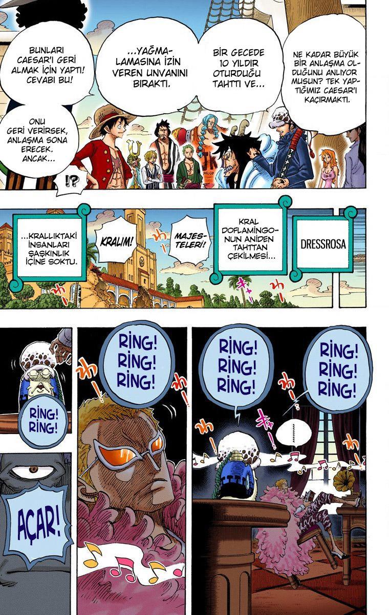 One Piece [Renkli] mangasının 699 bölümünün 19. sayfasını okuyorsunuz.