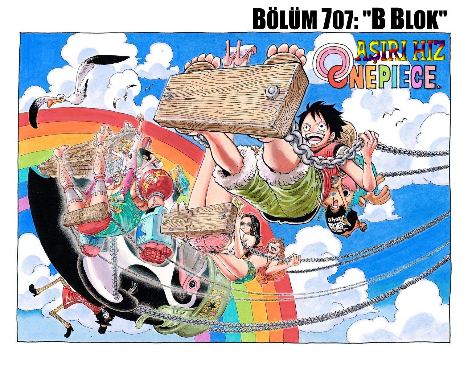 One Piece [Renkli] mangasının 707 bölümünün 2. sayfasını okuyorsunuz.