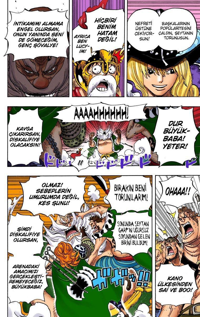 One Piece [Renkli] mangasının 708 bölümünün 9. sayfasını okuyorsunuz.