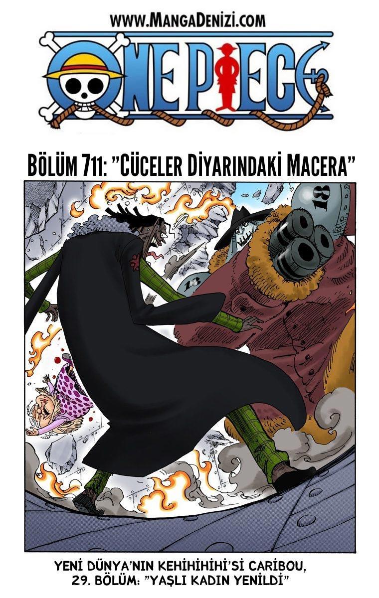 One Piece [Renkli] mangasının 711 bölümünün 2. sayfasını okuyorsunuz.
