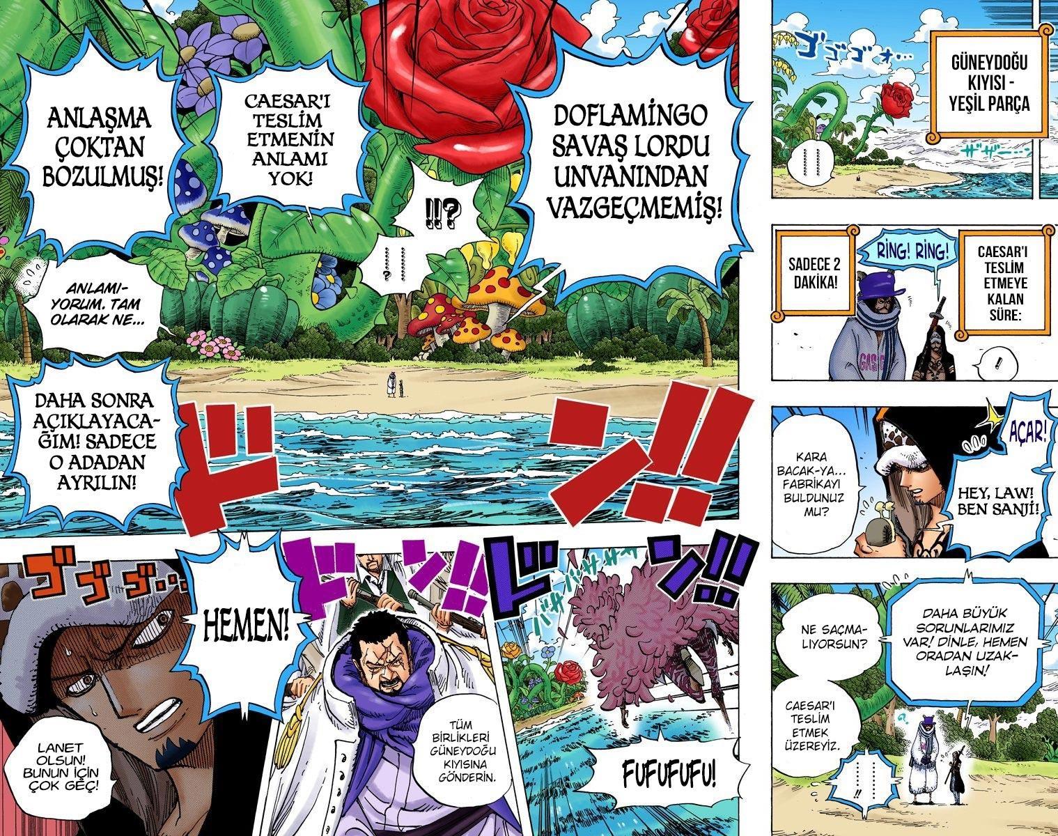 One Piece [Renkli] mangasının 711 bölümünün 18. sayfasını okuyorsunuz.