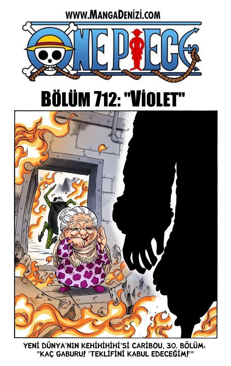 One Piece [Renkli] mangasının 712 bölümünün 2. sayfasını okuyorsunuz.