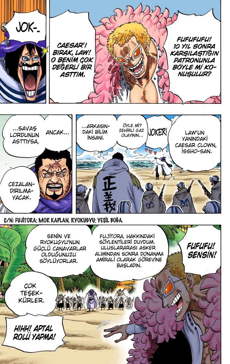 One Piece [Renkli] mangasının 713 bölümünün 4. sayfasını okuyorsunuz.