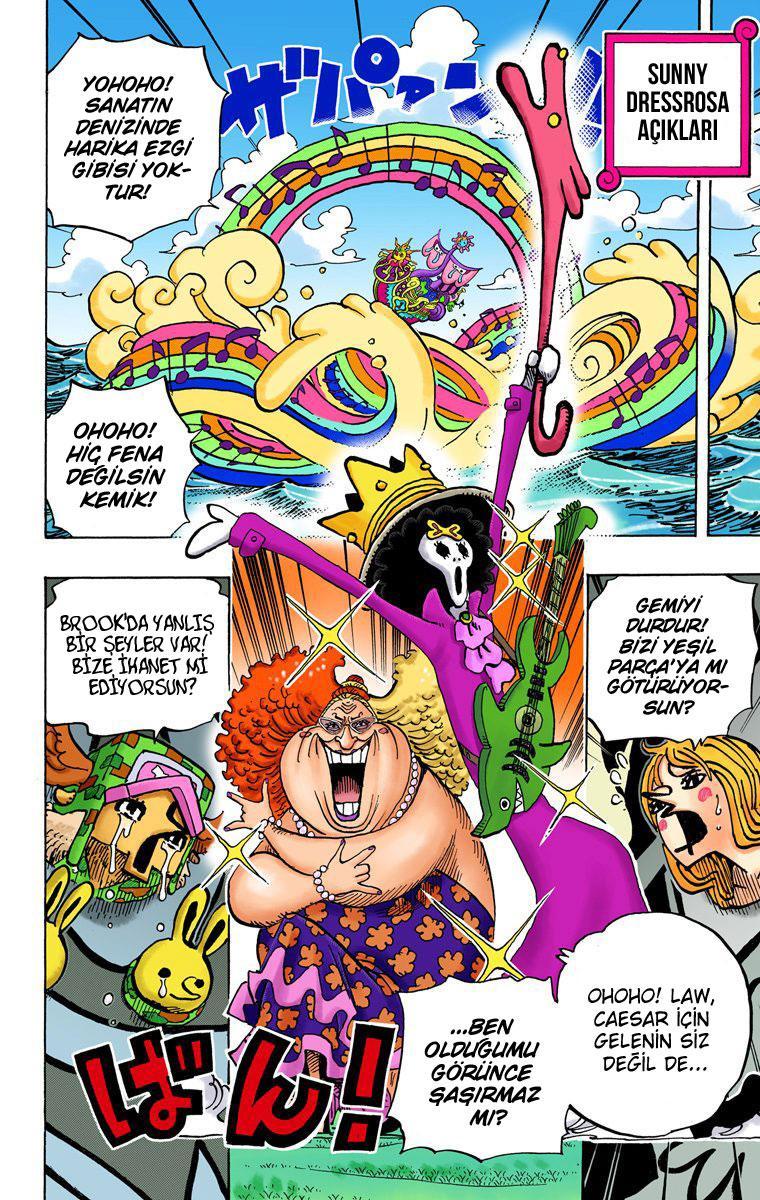 One Piece [Renkli] mangasının 722 bölümünün 14. sayfasını okuyorsunuz.