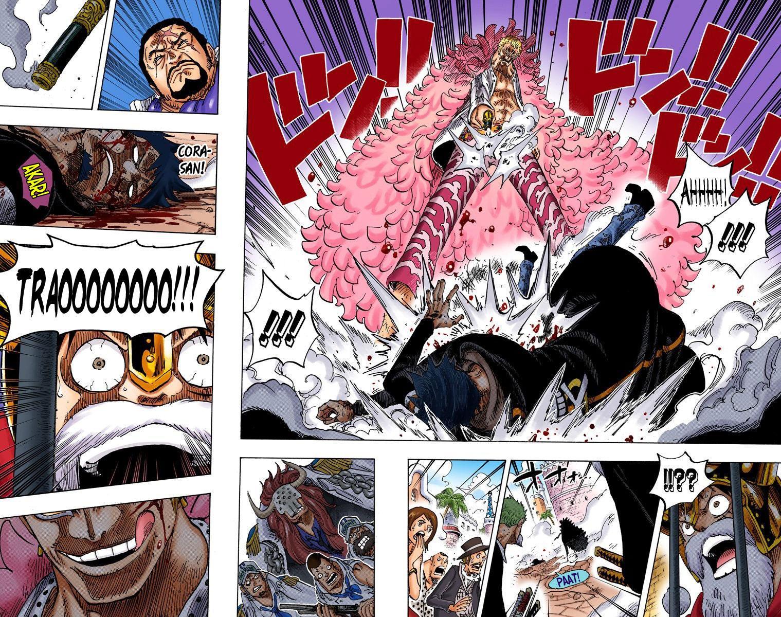 One Piece [Renkli] mangasının 729 bölümünün 17. sayfasını okuyorsunuz.