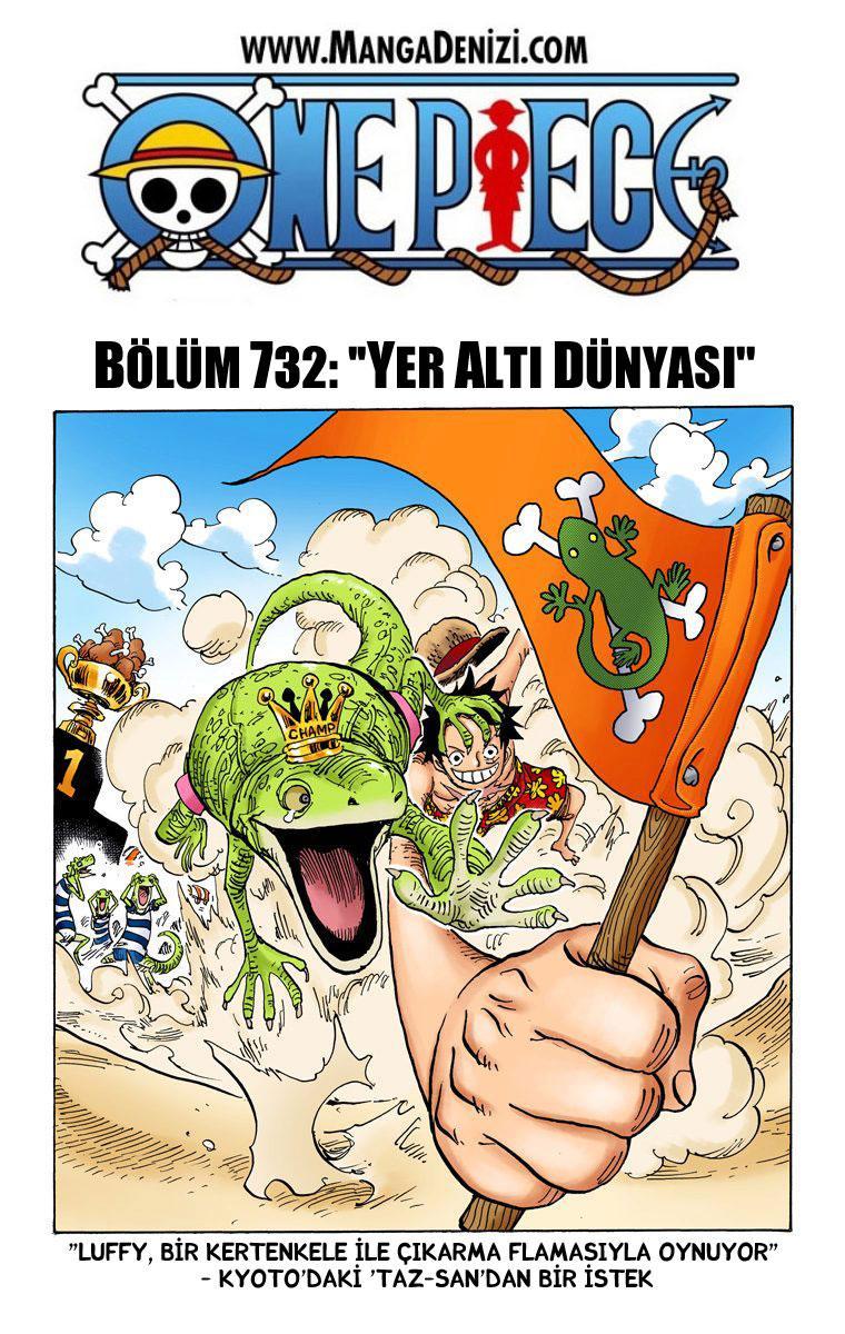 One Piece [Renkli] mangasının 732 bölümünün 2. sayfasını okuyorsunuz.