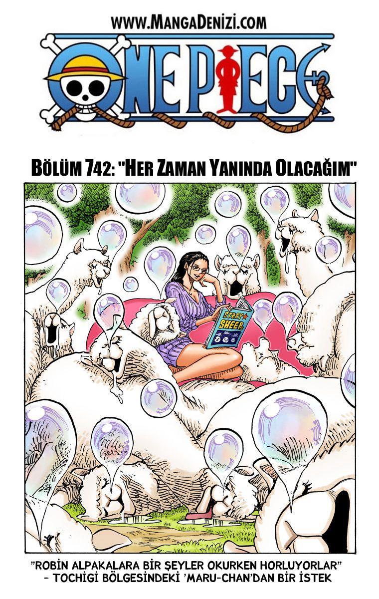 One Piece [Renkli] mangasının 742 bölümünün 2. sayfasını okuyorsunuz.