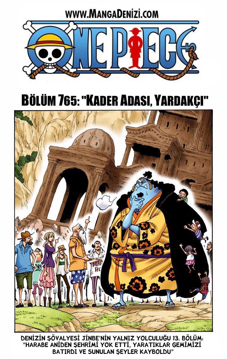 One Piece [Renkli] mangasının 765 bölümünün 2. sayfasını okuyorsunuz.