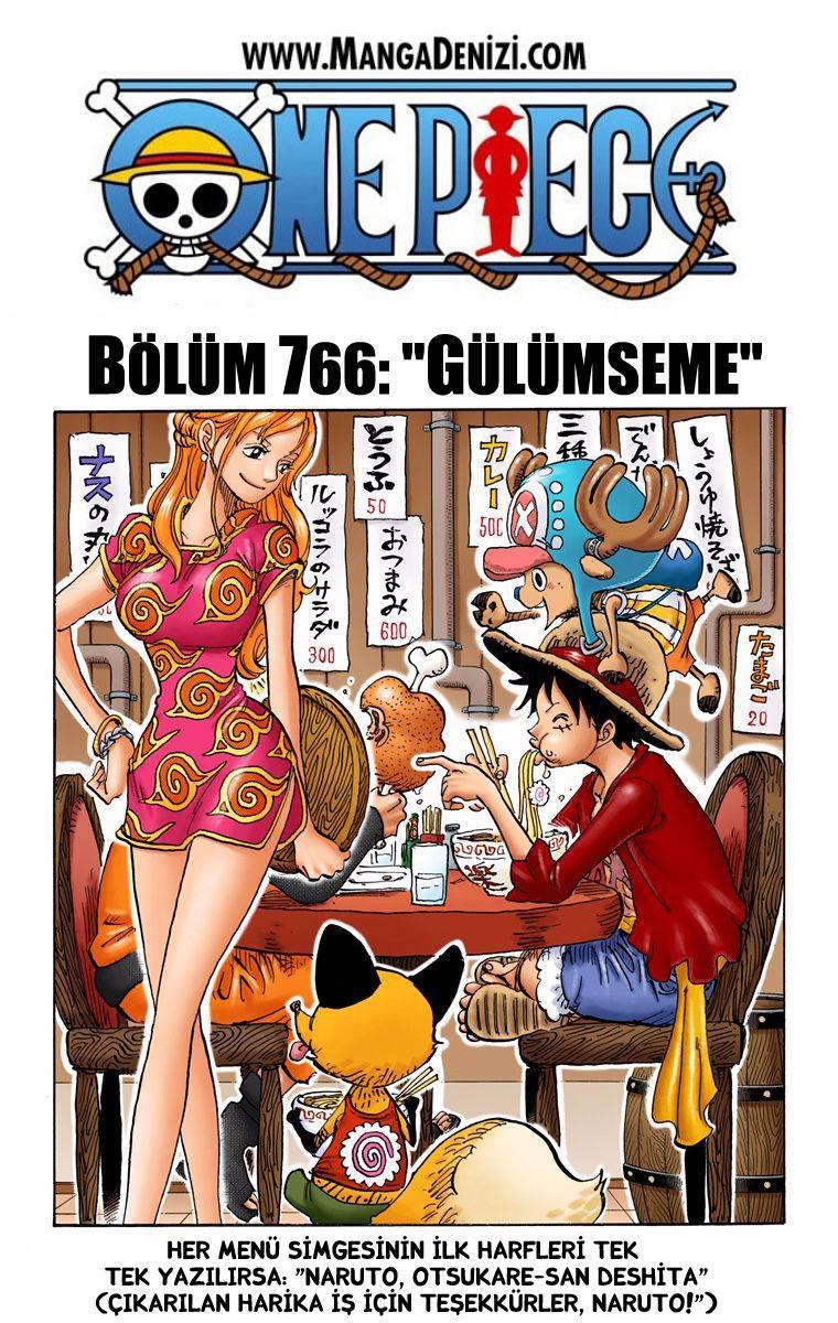 One Piece [Renkli] mangasının 766 bölümünün 2. sayfasını okuyorsunuz.