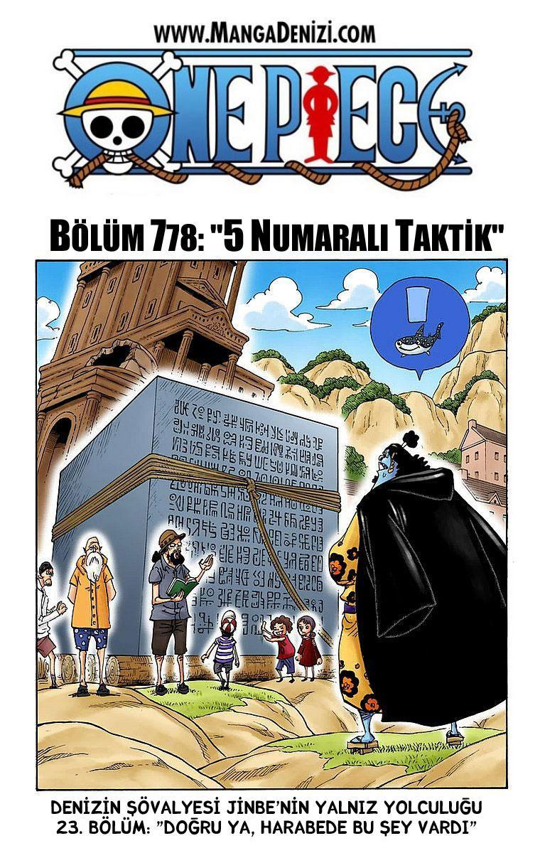 One Piece [Renkli] mangasının 778 bölümünün 2. sayfasını okuyorsunuz.