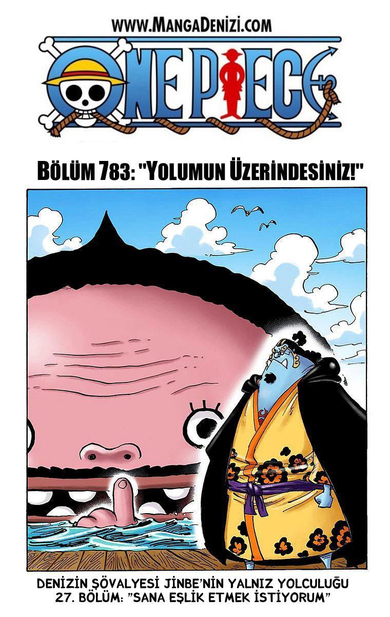 One Piece [Renkli] mangasının 783 bölümünün 2. sayfasını okuyorsunuz.