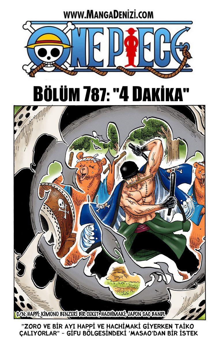 One Piece [Renkli] mangasının 787 bölümünün 2. sayfasını okuyorsunuz.