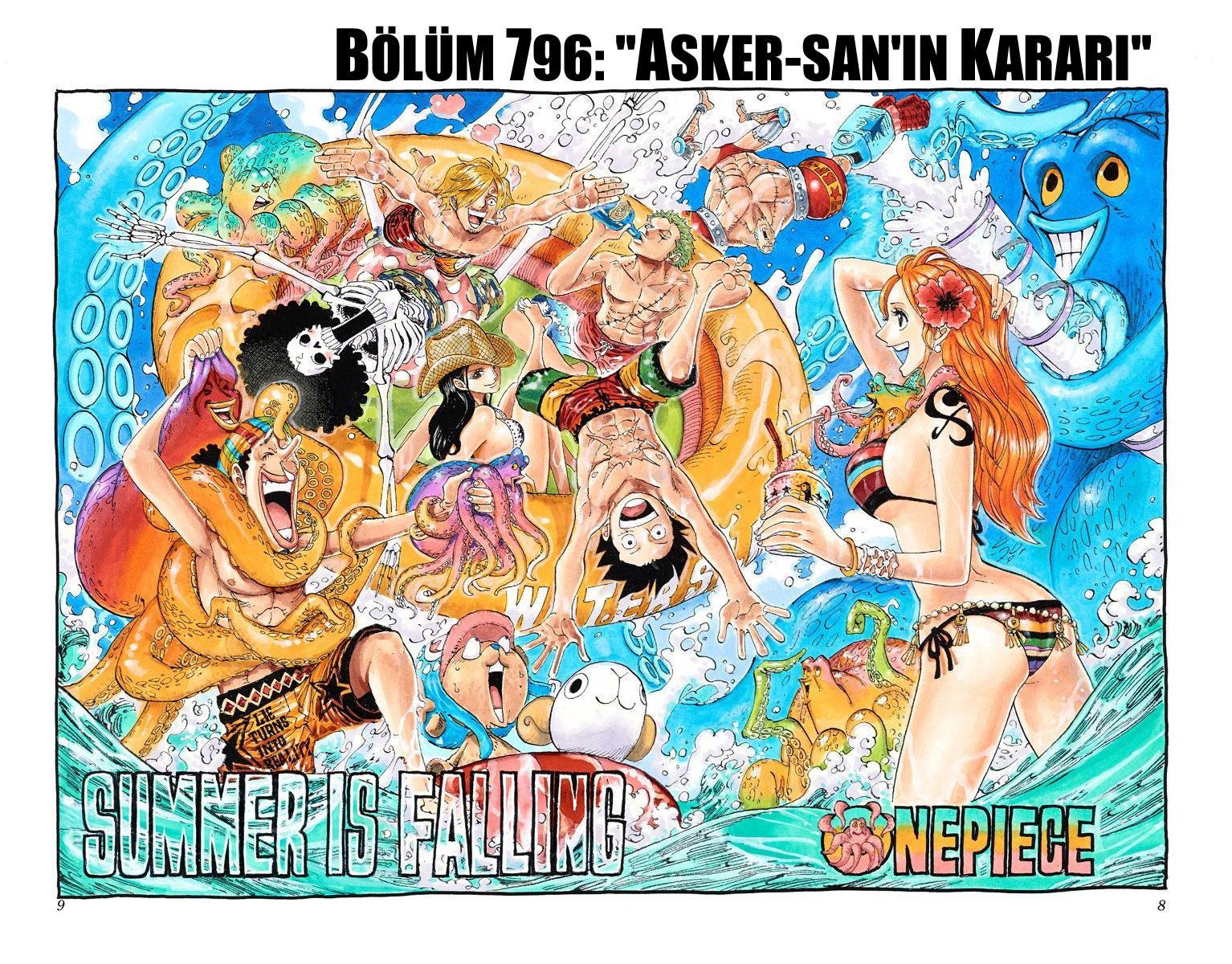 One Piece [Renkli] mangasının 796 bölümünün 2. sayfasını okuyorsunuz.