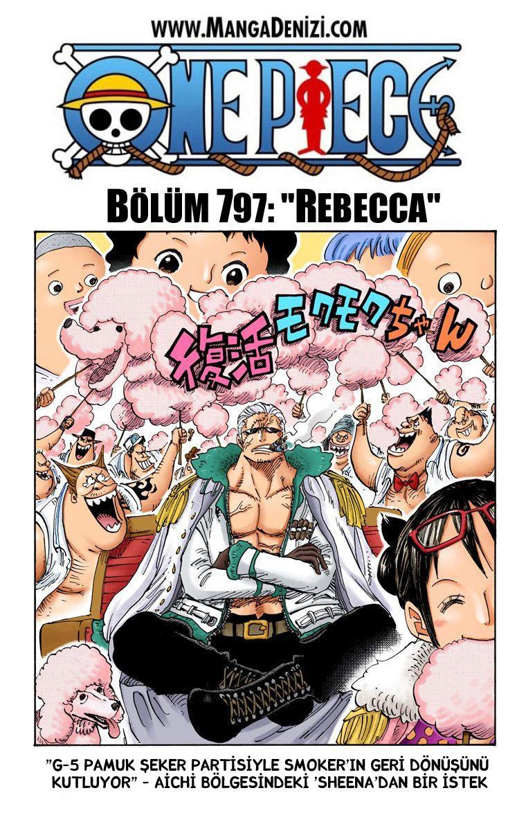 One Piece [Renkli] mangasının 797 bölümünün 2. sayfasını okuyorsunuz.