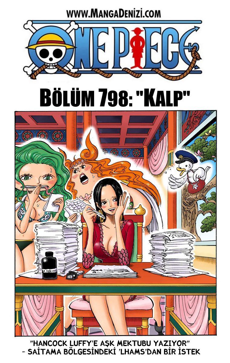 One Piece [Renkli] mangasının 798 bölümünün 2. sayfasını okuyorsunuz.