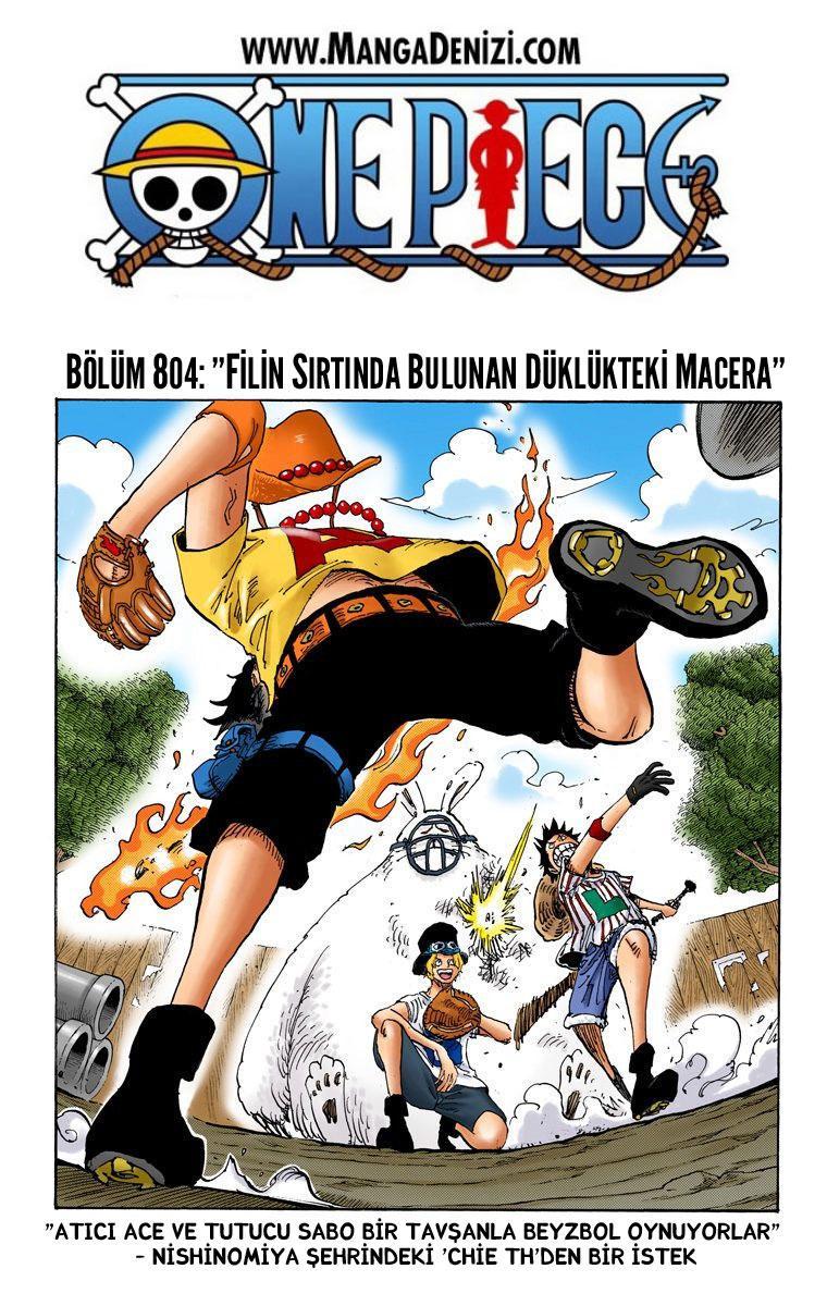 One Piece [Renkli] mangasının 804 bölümünün 2. sayfasını okuyorsunuz.