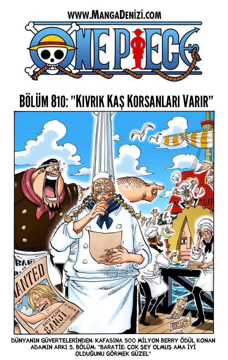 One Piece [Renkli] mangasının 810 bölümünün 2. sayfasını okuyorsunuz.