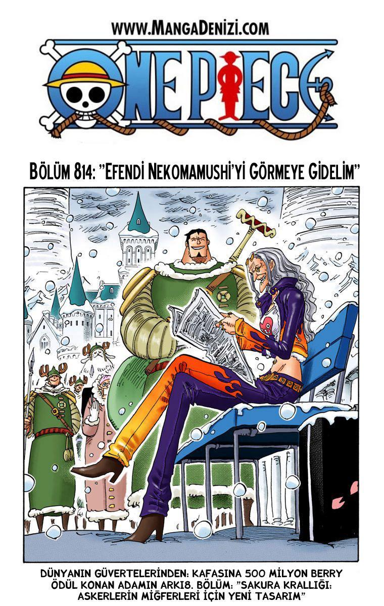 One Piece [Renkli] mangasının 814 bölümünün 2. sayfasını okuyorsunuz.