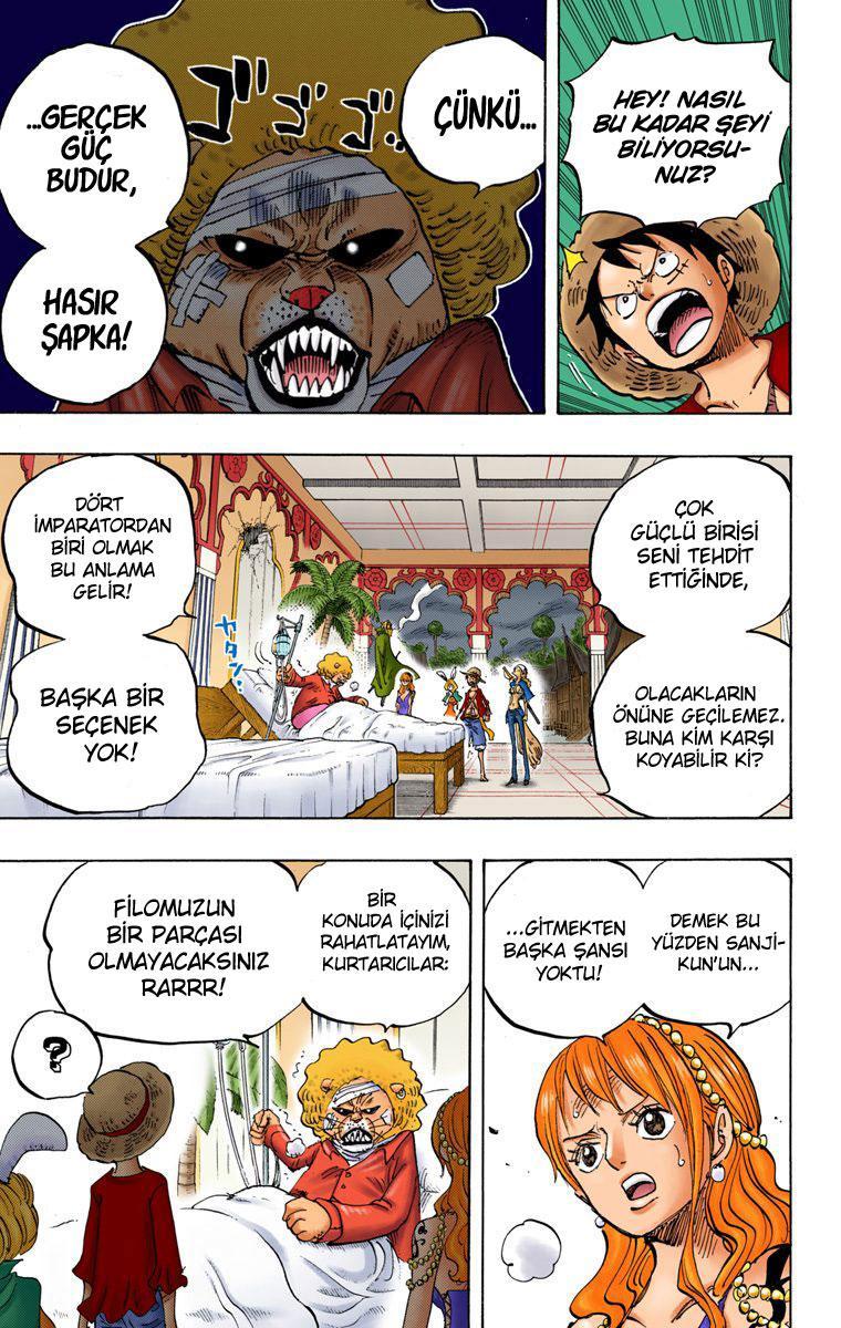 One Piece [Renkli] mangasının 815 bölümünün 6. sayfasını okuyorsunuz.