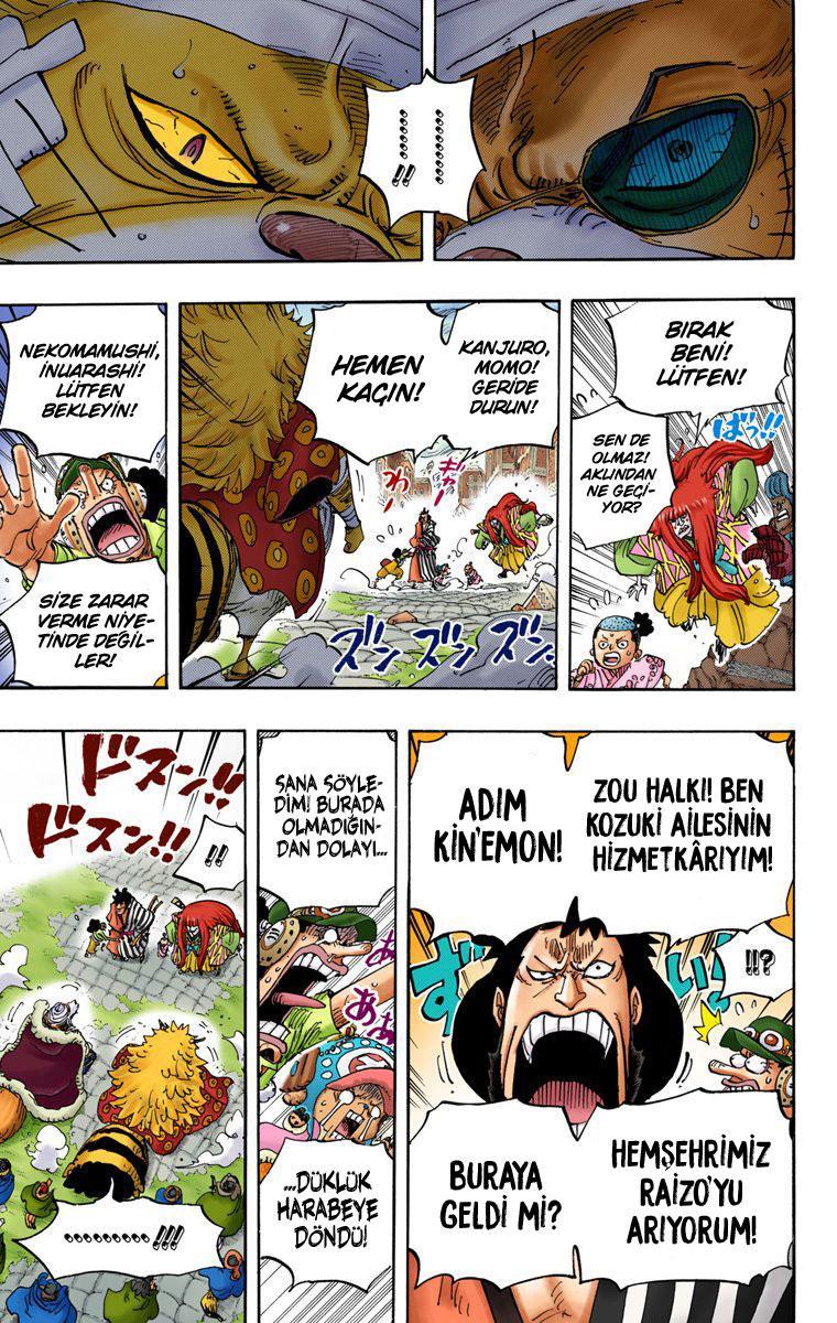 One Piece [Renkli] mangasının 816 bölümünün 14. sayfasını okuyorsunuz.