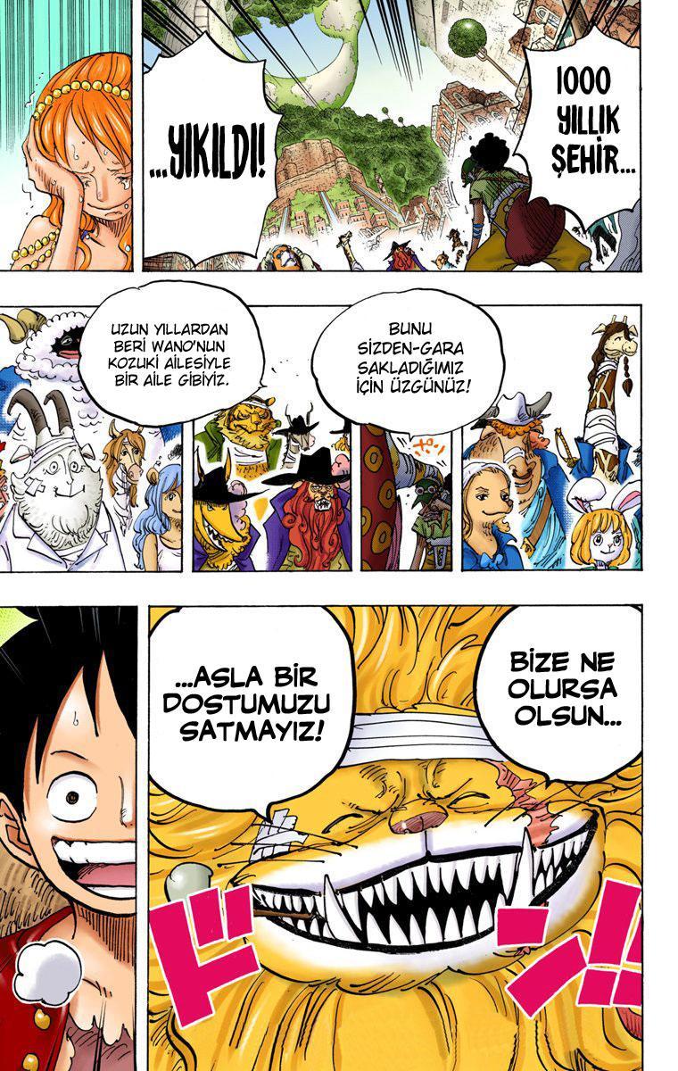 One Piece [Renkli] mangasının 816 bölümünün 17. sayfasını okuyorsunuz.