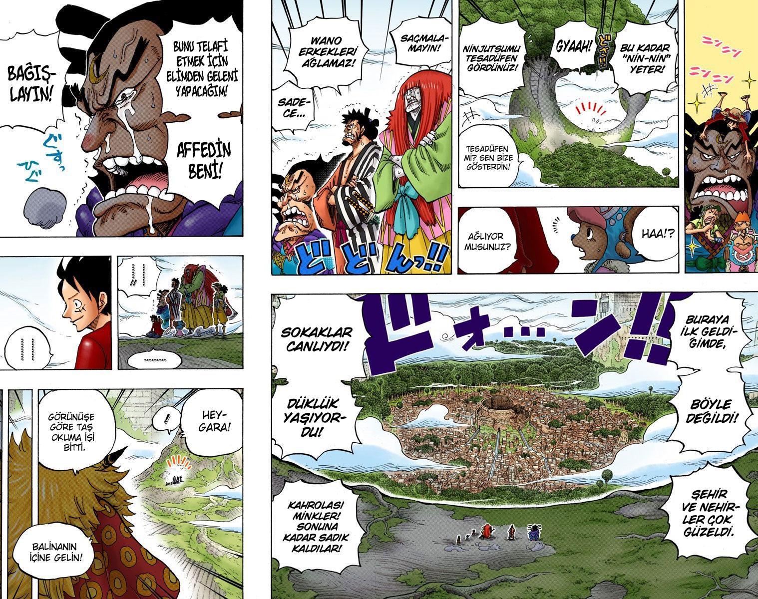 One Piece [Renkli] mangasının 818 bölümünün 3. sayfasını okuyorsunuz.