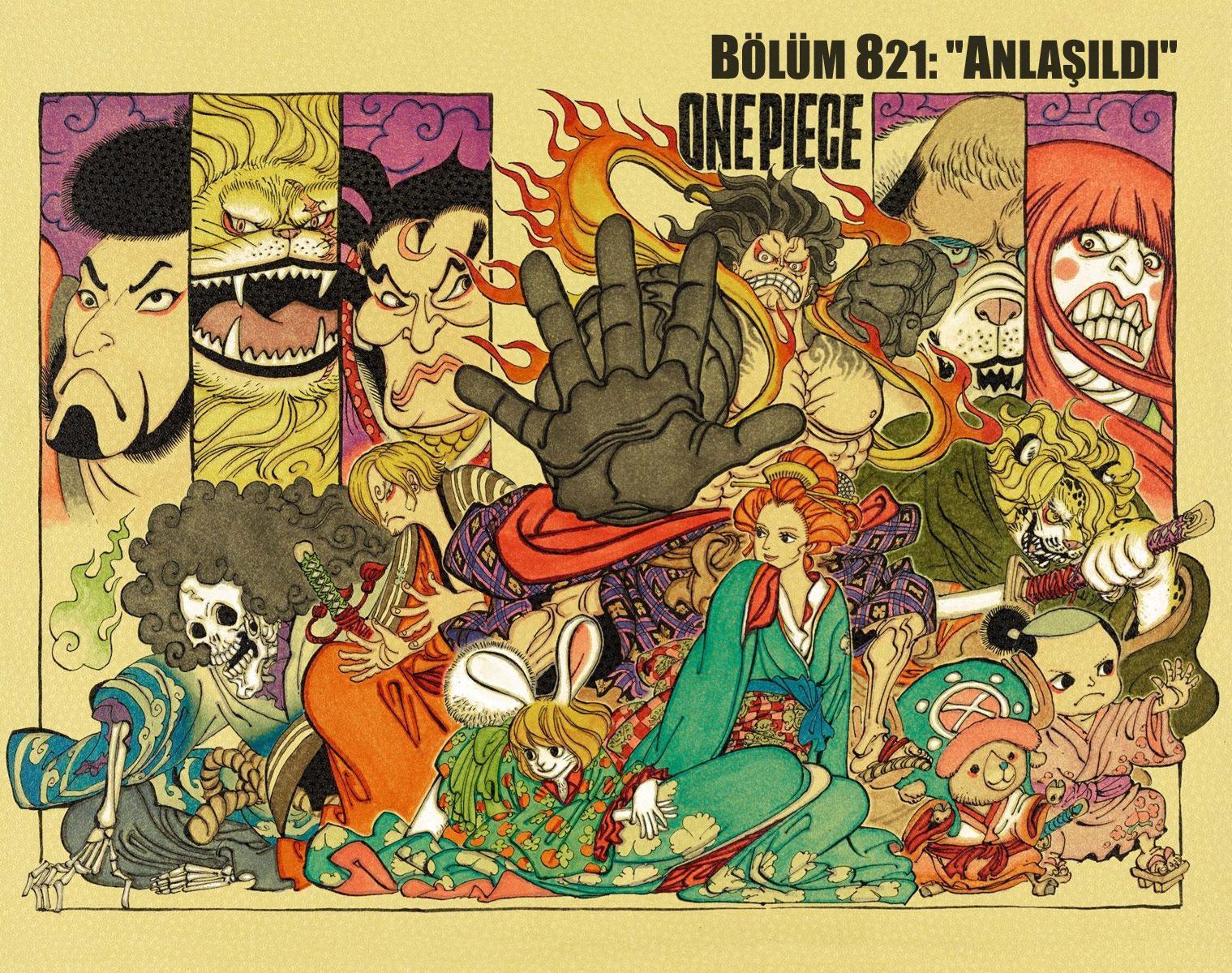 One Piece [Renkli] mangasının 821 bölümünün 2. sayfasını okuyorsunuz.